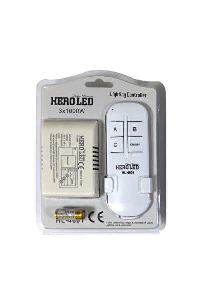 Hero Led Hl-4601 Heroled Uzaktan Elektrik Kontrol Ve Avize Kumandası 3'lü Sistem