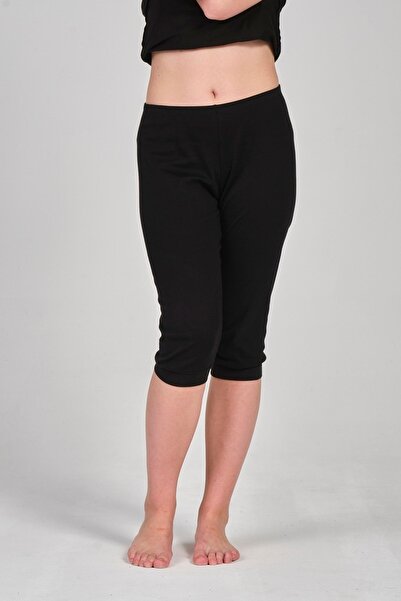 FSM1453 Women's Cotton Ribbed Classic Knee Length Bottom -3931