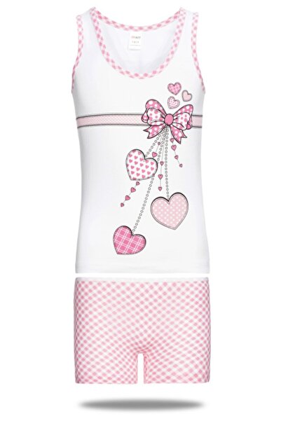 FSM1453 Devojčina potkošulja i set od bokserice ili Pamuk dela -6069