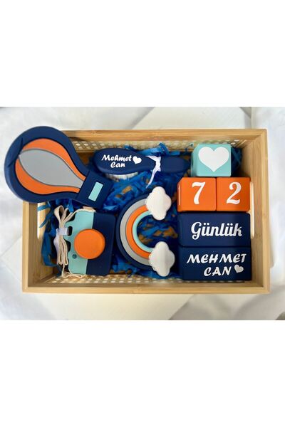 mogokids Bebek anı küpü çekim 3lü objeliset tam takım çekim dekor