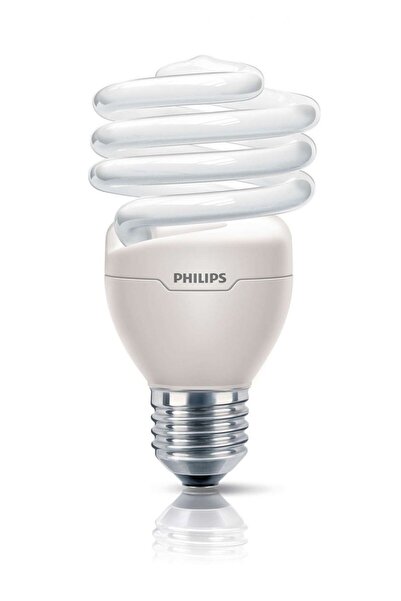 Philips 15W=70W Spiral Kıvrık Tasarruflu Ampul/e27 Duy/Beyaz Işık-6500K/900 Lumen