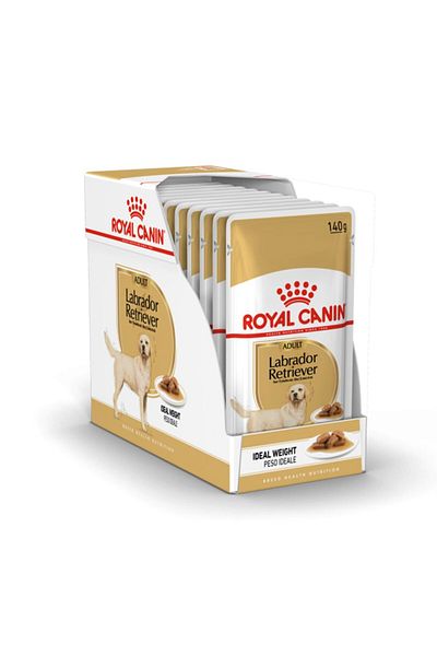 Royal Canin Labrador Adult Dog Wet Food, 140g, pack of 10