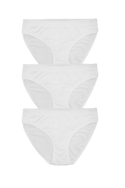 FSM1453 Γυναικεία Modal Ελαφρύ και Λεπτό Ύφασμα Classic Bikini Lycra Panties 3 Pack -3030