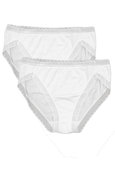 FSM1453 Жіночі модні бікіні з нормальною талією, мереживні трусики з еластичною стрічкою, 6 штук -3051