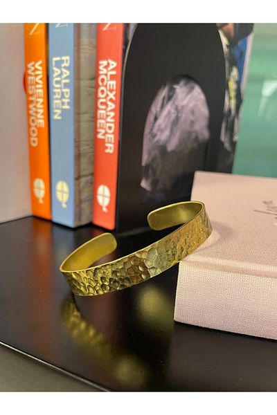Sevilgülgünfinecrafts SAF Brass Drop Model - Thick Bracelet and Non-Tarnish Feature