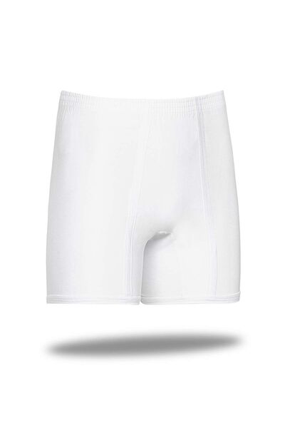 FSM1453 Ανδρικό βαμβακερό Classic White Long Boxer 2-pack -424-(460)