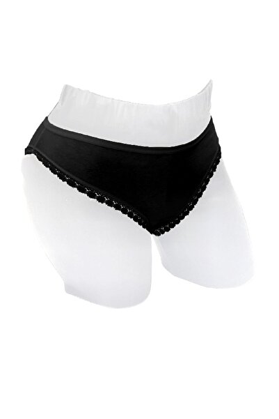 FSM1453 Γυναικεία βαμβακερά κανονική μέση μπικίνι δαντέλα Slip Lycra εσώρουχα -3038