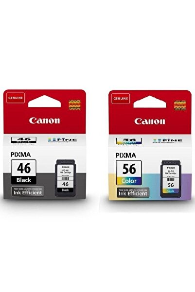 enindirim Canon Pg-46/cl-56 Pixma E404/e414/e464/e484 Siyah-renkli Kartuş