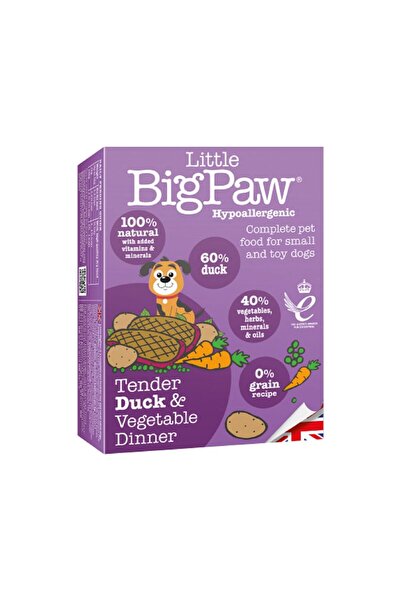 Little BigPaw طعام كلاب ليتل بيج باو تندر داك آند خضروات، 150 جرام
