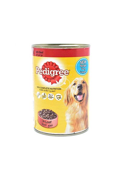 Pedigree Beef Loaf Wet Dog Food, 400g, Pack of 12