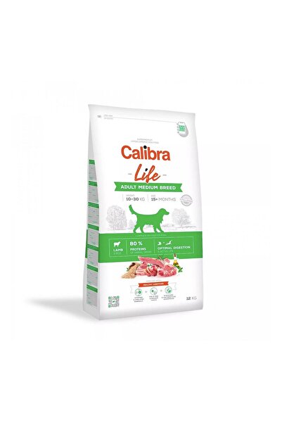 CALİBRA Calibra LifeDry Orta Irk Yetişkin Köpekler İçin Kuzu Etli ve Pirinçli...