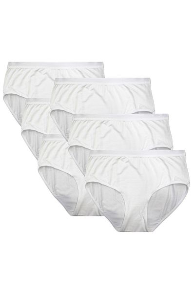 FSM1453 Γυναικεία Modal Thin Fabric Ψηλόμεση Bato Slip Lycra εσώρουχα 6 τμχ - 3031
