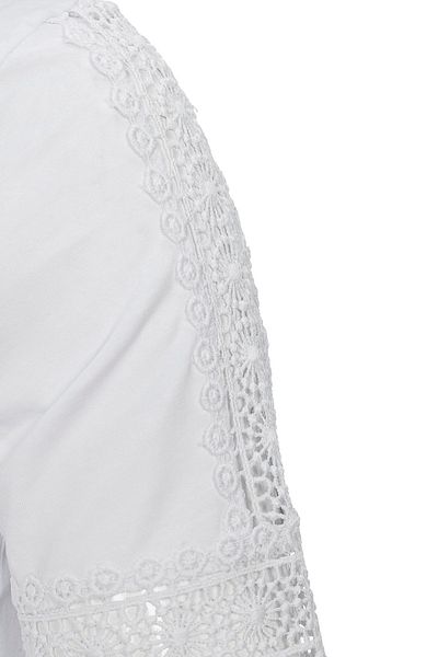 FSM1453 Tricou alb cu mânecă scurtă pentru femei