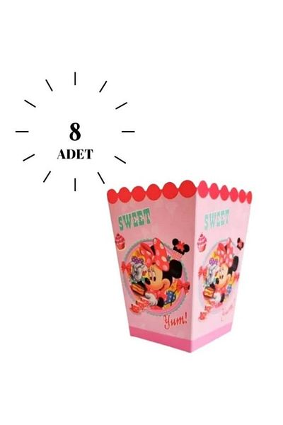 Minnie Mouse علبة الذرة 8 قطع