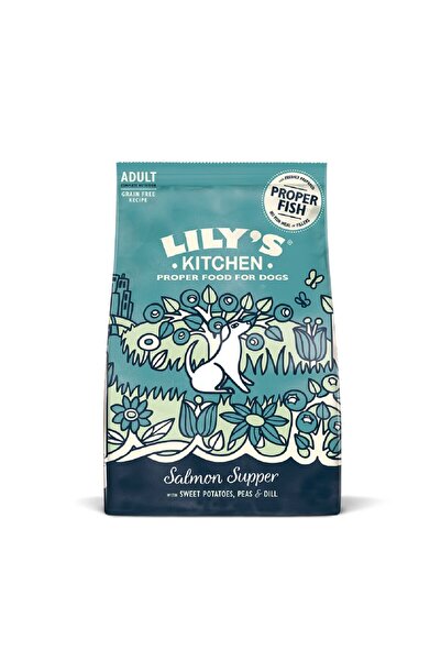 Lily's Kitchen طعام جاف للكلاب البالغة من سالمون سابر، 2.5 كجم