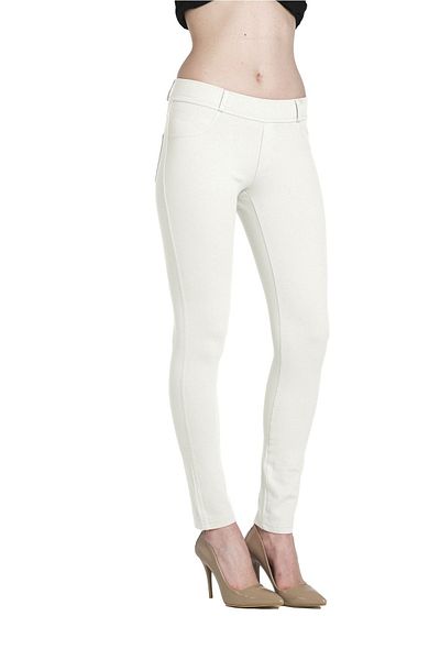 FSM1453 Women's Cotton Colored Jean Pants Lycra Leggings - 4686