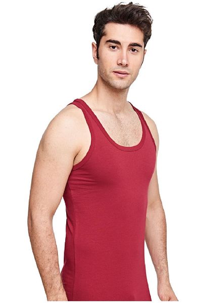 FSM1453 Men's Cotton Single Jersey Combed Classic Colored Undershirt