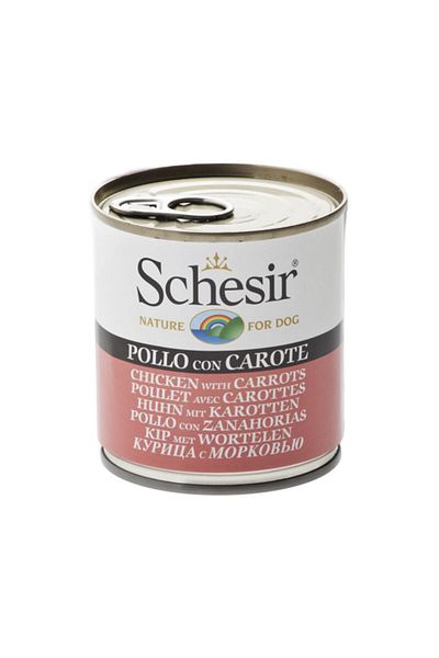 Schesir Chicken with Carrots Dog Food, 285g