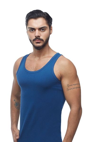 FSM1453 Men's Cotton Single Jersey Combed Classic Colored Undershirt
