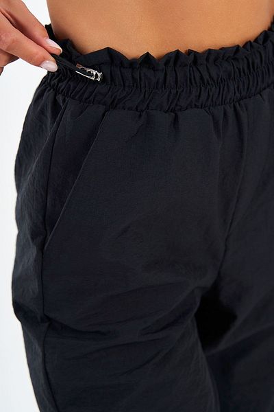 SevdeUgur Черни дамски панталони Parachute - колекция Cargo Jogger