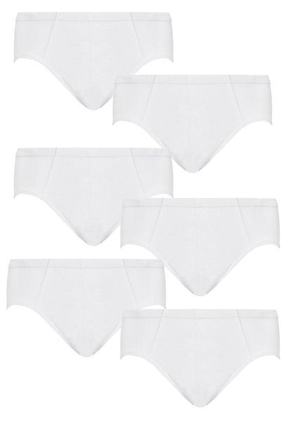FSM1453 Boy's Cotton Ribbed Colorful Slip Panties 6 Pcs -220