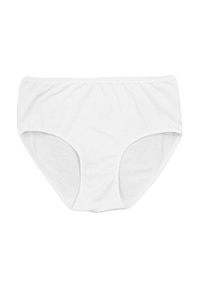 FSM1453 Γυναικεία εσώρουχα βαμβακερά Bato Yükesk Waist Piping Slip Lycra 3 τεμαχίων -3055