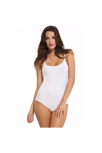 Tutku Pack of 6 Rope Straps Women's Bodysuit with Hooks Body Bady