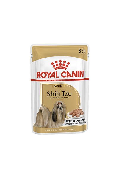 Royal Canin Breed Health Nutrition Shih Tzu Pouch Wet Dog Food, Pack of 12 x 85 g
