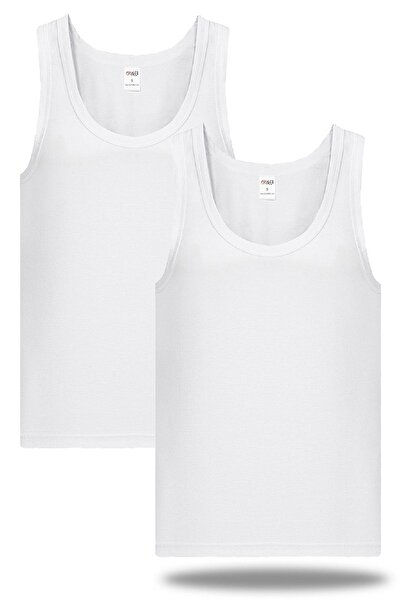 FSM1453 Ανδρικό βαμβακερό κλασικό λευκό εσώρουχο 6 τεμαχίων -480-(403)