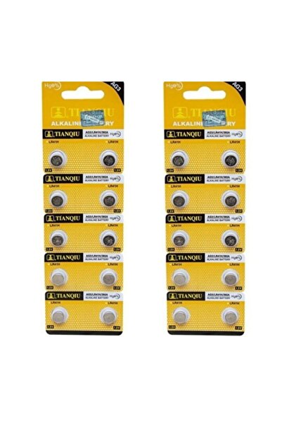 harry 20 Adet Ag3 Lr41 392 192 10 Adet Ateş Ölçer Ve Saat Pili Tıanqıu