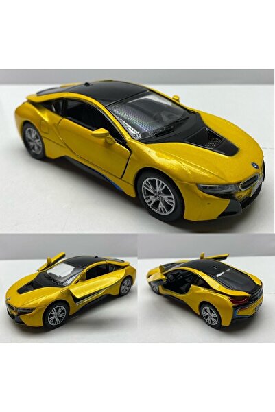 afreyz oyuncak Diecast,metal Oyuncak Araba Bmw I8 Çek Bırak Model Araba Lisan...