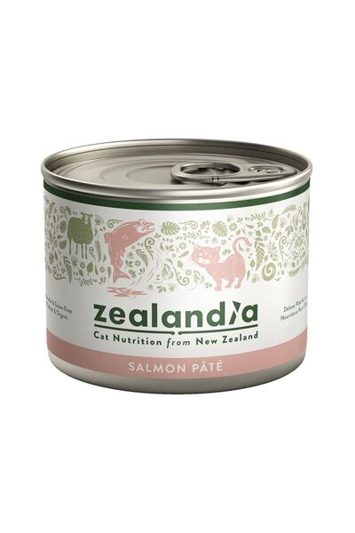 Zealandia طعام القطط بصلصة السلمون، 185 جرام