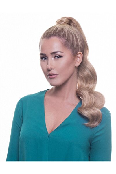 CESLİFE Păr real, aspect natural, calitate 1, rezistent la căldură, blond cen...