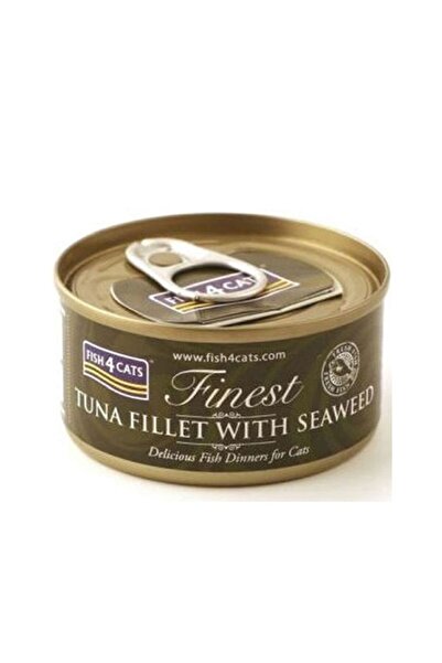 Fish4Cats Tuna Fillet with Seaweed Cat Wet Food, 70g, Pack of 10
