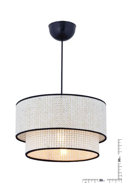 retro home design Modern Beyaz 2 Katlı Çok Renkli Rattan Salon  Oturma Odası Doğal Hazeran Tekli Avize 30 Cm