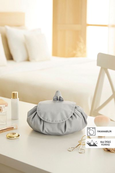 Ocean Home Textile Organizator funcțional de pânză rezistent la pete, cu hidrofugă, geantă de machiaj de călătorie