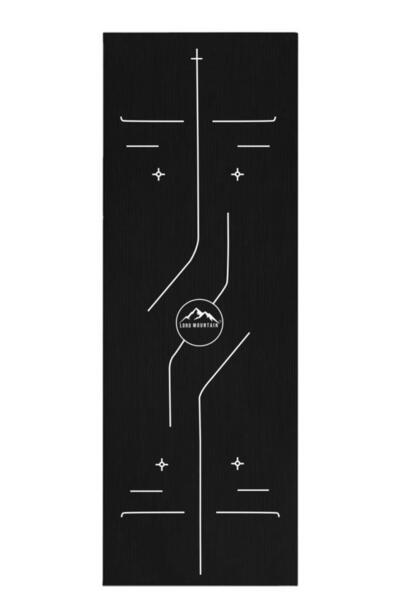Lord Mountain Hizalamalı Pilates Yoga Matı,Spor Matı,Egzersiz Matı,Pilates Minderi,Kaymaz Taban,180x55 cm 10 mm