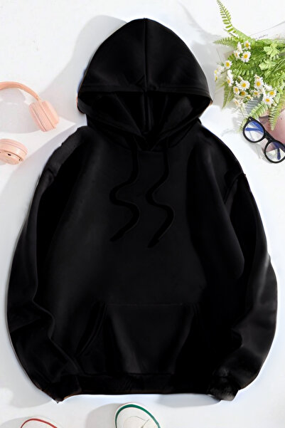 OKULCUBABA Hanorac școlar unisex din bumbac Şardonlu - 3 fire, fără imprimeu,...