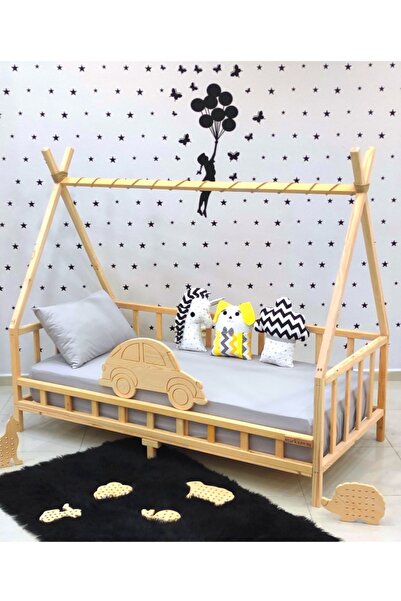 MiniWood Markaawm Montessorri Yatak Çocuk Karyola Nirvana Araba