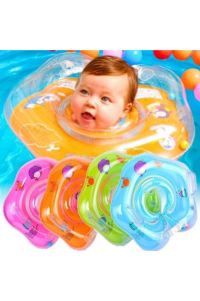 TUENGİ STORE Inflatable Neck Collar with Safety Lock for 0-1 Year Old Baby