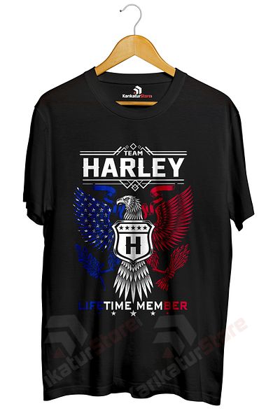 karikatürstore Harley Motor Printed - Classic Design T-shirt