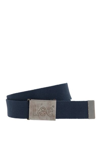 Lee %100 Deri Lacivert Kemer