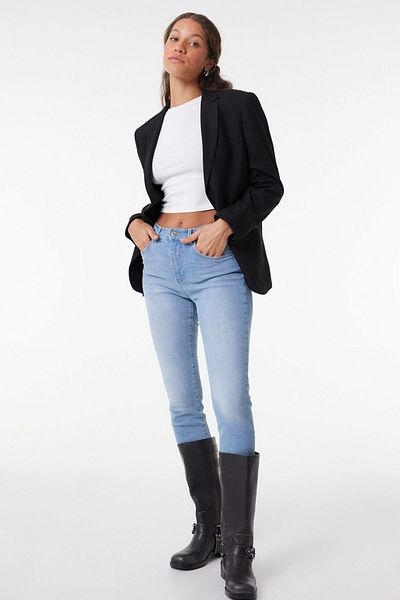 WRANGLER Vysoký pas StretchySkinnyFitDenimJeans - Džíny