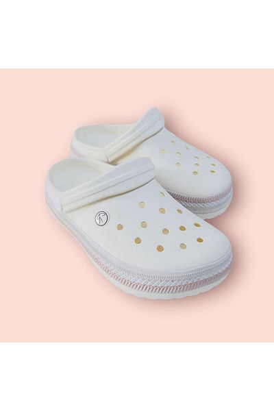 FURIA SHOES White Unisex Slippers
