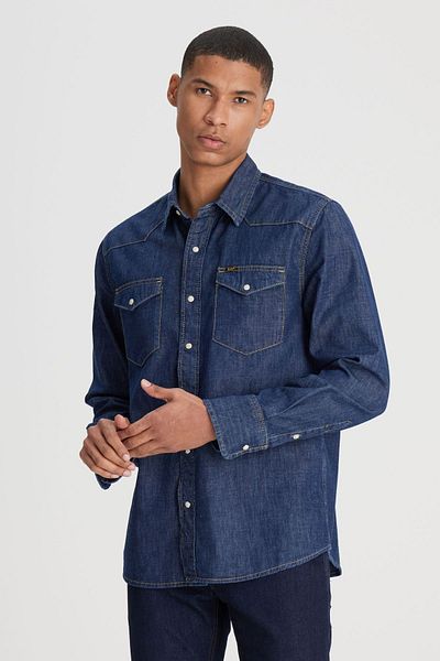 Lee Jeanshemd aus 100 % Baumwolle – Regular Fit und Regular Fit