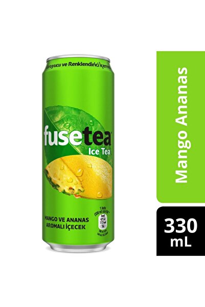 Fuse Tea Mango Ve Ananas Aromalı Soğuk Çay 330 Ml X 24 Adet