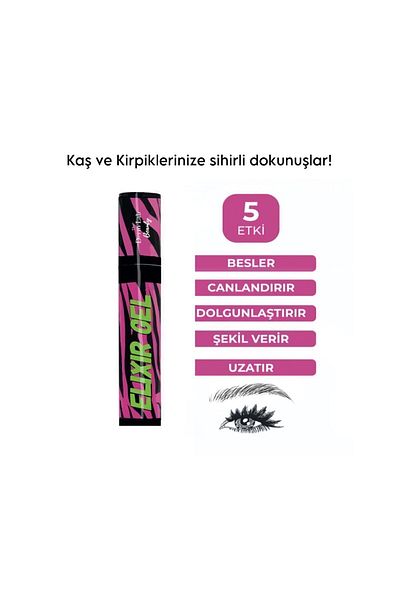 The Derm Lab Elixir Gel Eyebrow Eyelash Strengthener and Shaping