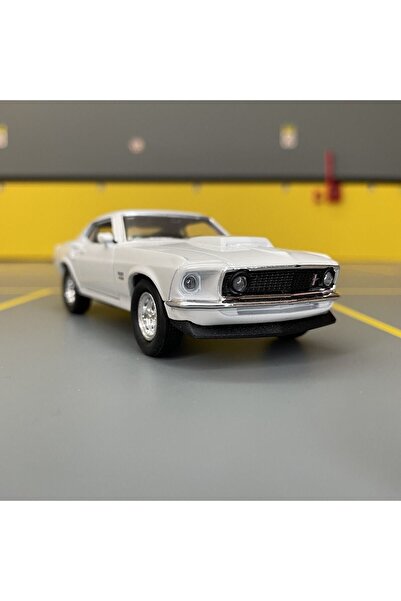 WELLY Ford Mustang Boss 429 1969 1/36 Ölçek Diecast Metal Model Araba Oyuncak Araba