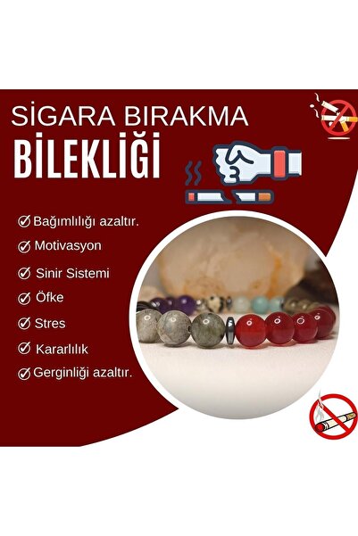 Doğal Tasarım Sigara Bırakmaya Yardımcı Bileklik-erkek Model(BAĞIMLILIĞI AZAL...