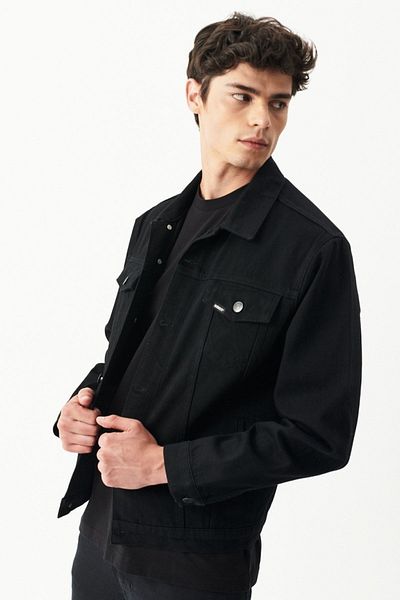 Riders by Lee Яке BlackTruckerRegularFit Denim - 100% памук